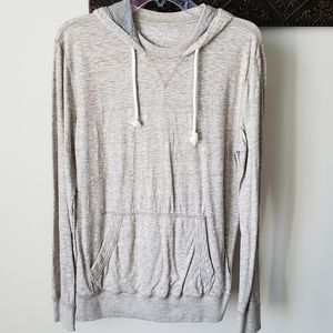 American Eagle Men's Gray Lightweight Athletic Fit Long Sleeve T-shirt Size Smal